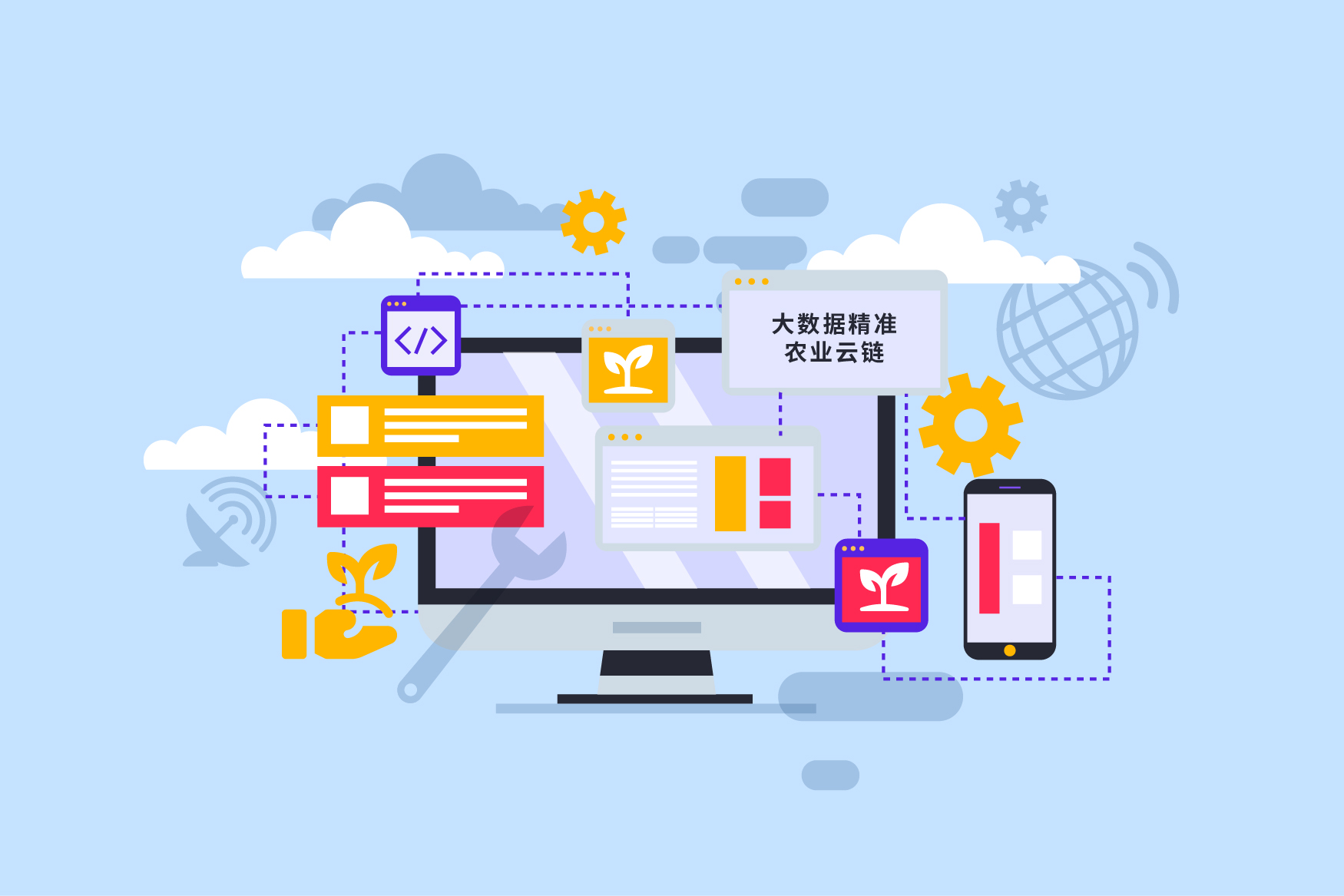 大数据精准农业云链